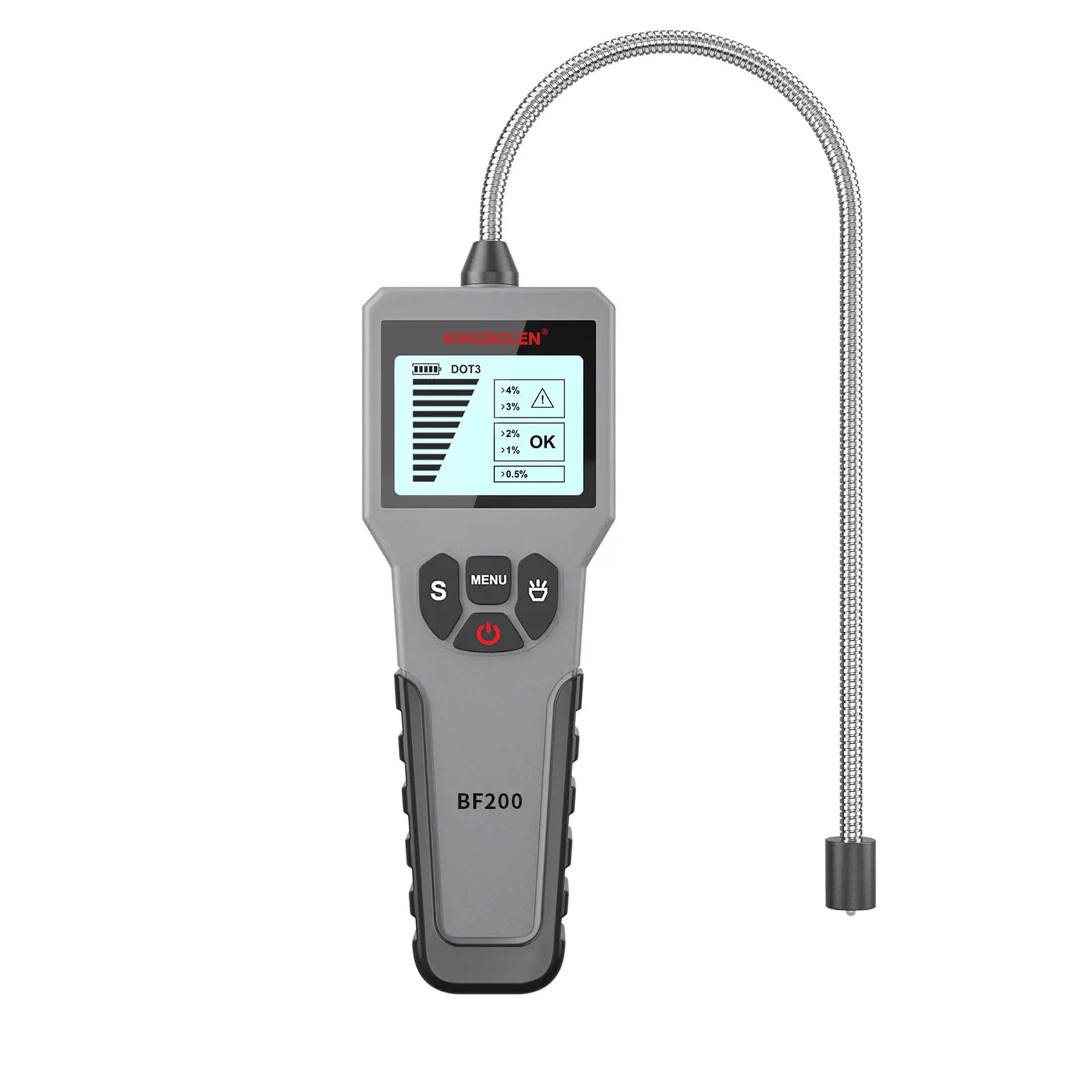 KINGBOLEN BF200 digital car brake fluid tester and moisture content analyzer with probe